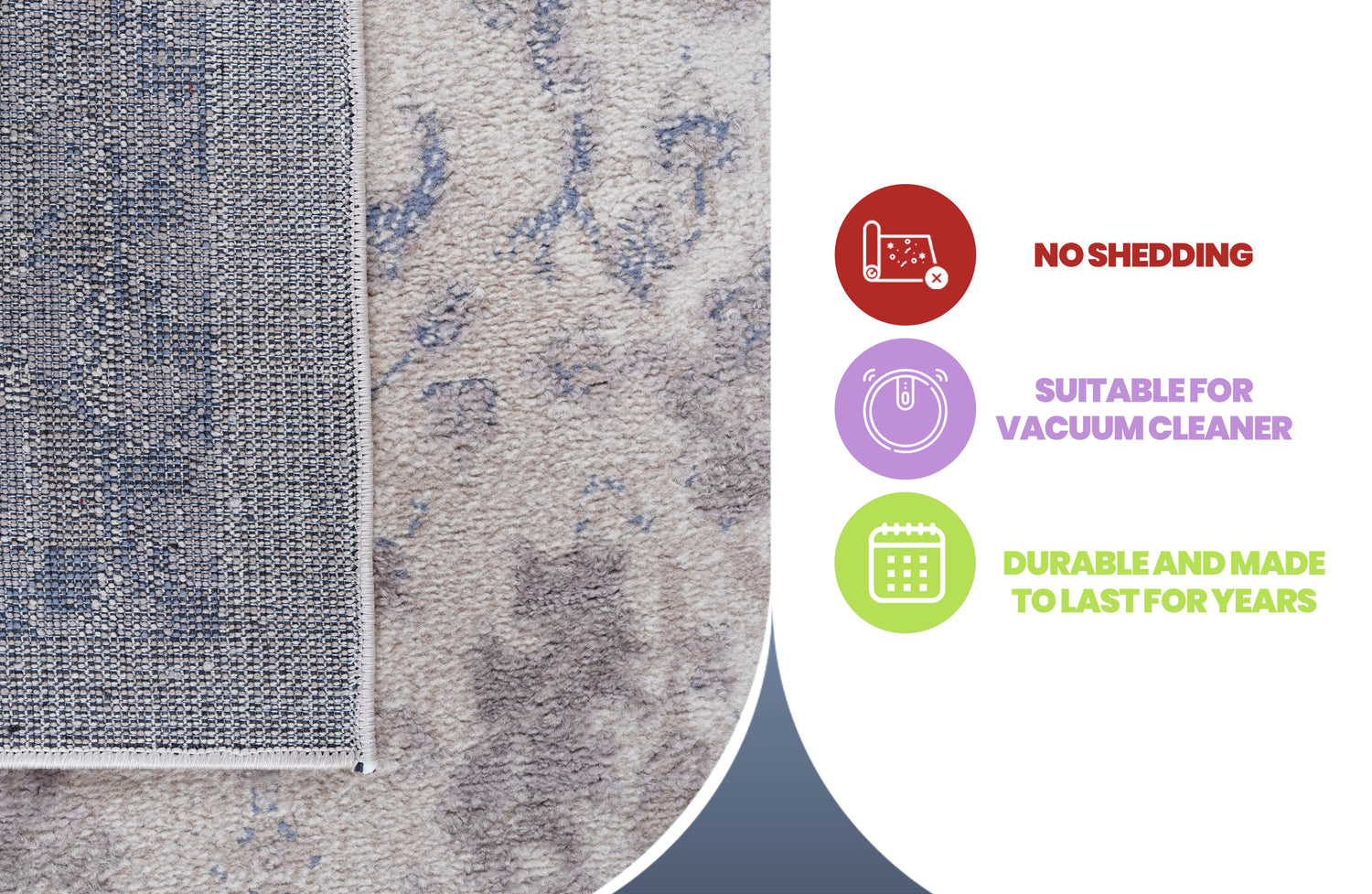 8X10 Brown/Beige /Traditional Non-Shedding and Stain Resistant Area Rug