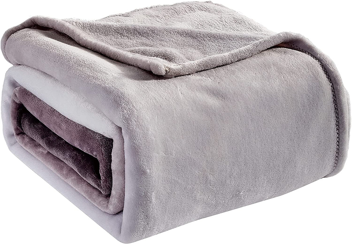 Ombre Style by Decor&More Oversized Luxe Plush Twin Size Blanket (60" x 90")