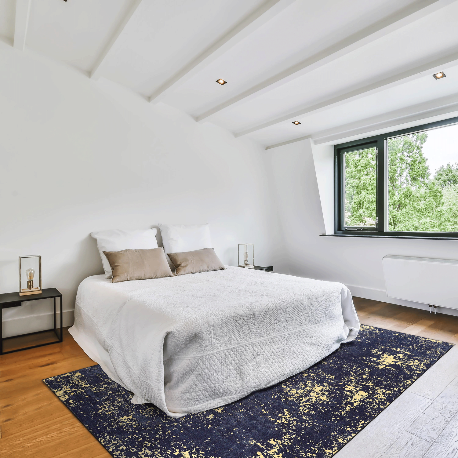 Naar Washable Area Rugs, Low-Pile, Non-Slip, Non-Shedding, Foldable, Kid & Pet Friendly