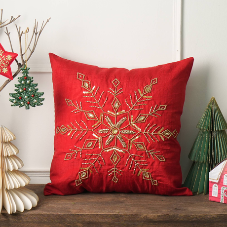 Handcrafted-Snowflake-Embroidered-Cotton-Pillow-Throw-Pillows