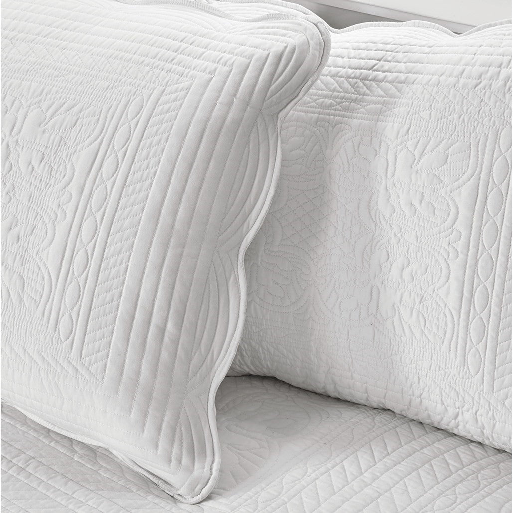 6 Piece Reversible Scalloped Edge Daybed Cover Set