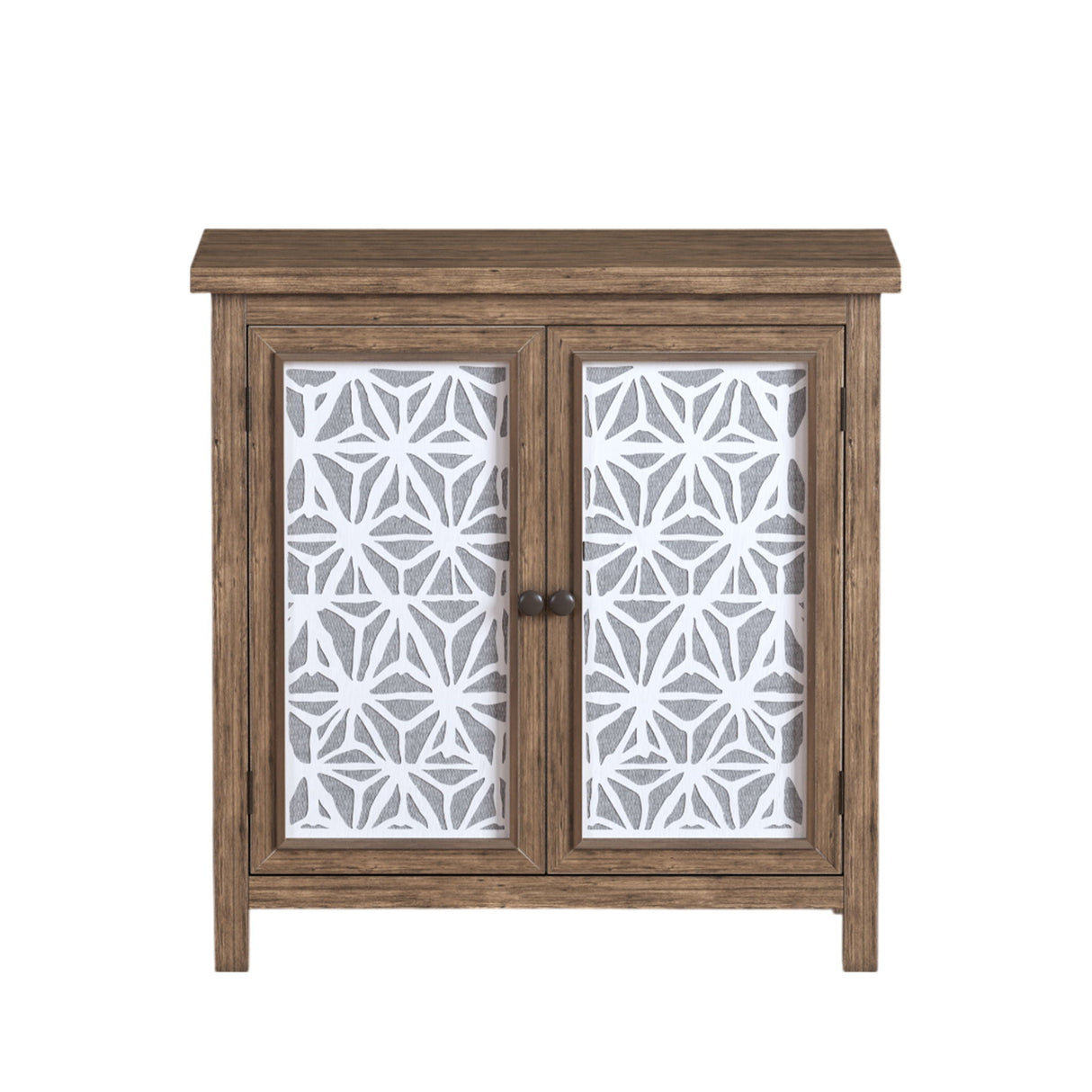 Storage Cabinet Organizer - Brown Antique White