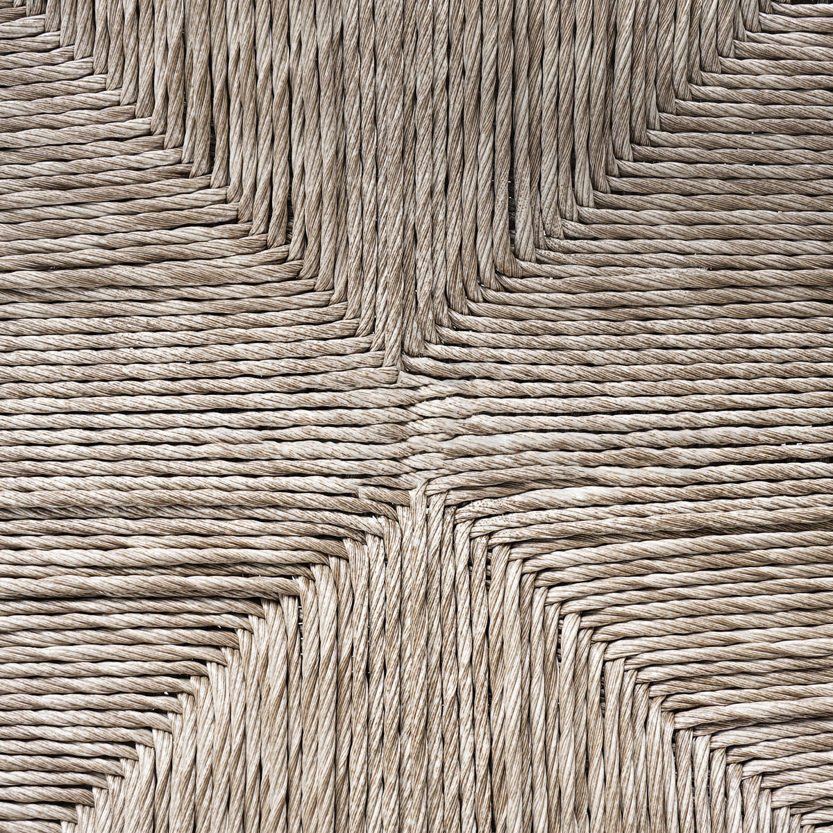 Durable Outdoor Dining Chair with Acacia Wood Frame, Handwoven Wicker Seat, Brown Finish, Patio Garden Furniture, (Compatible with Matching Table) Set of 2