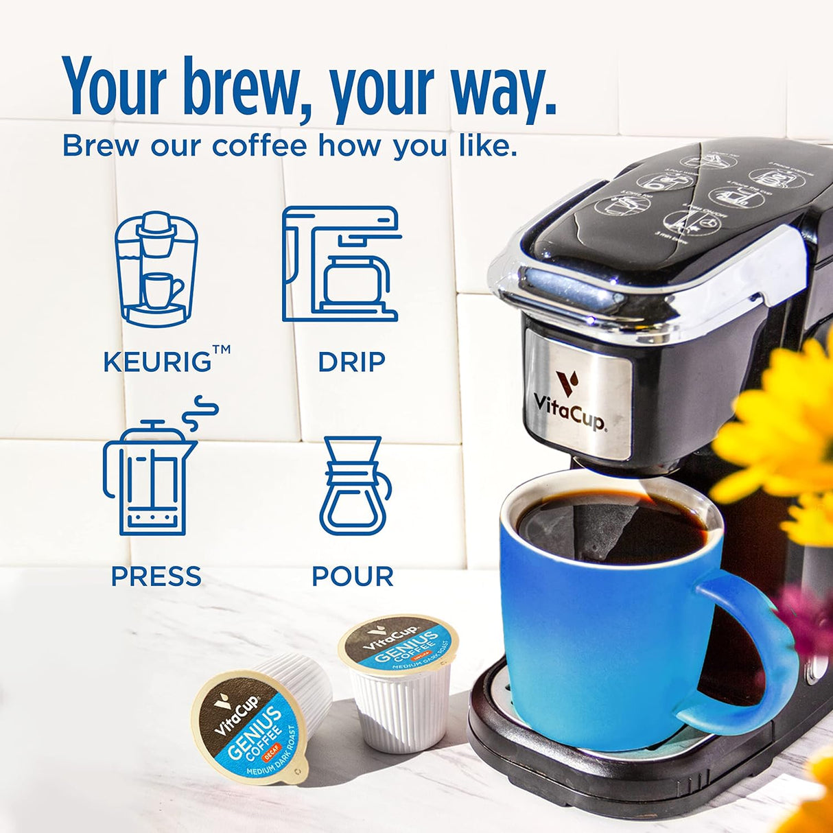 Slim Organic Coffee Pods with Diet Support Bold Flavor