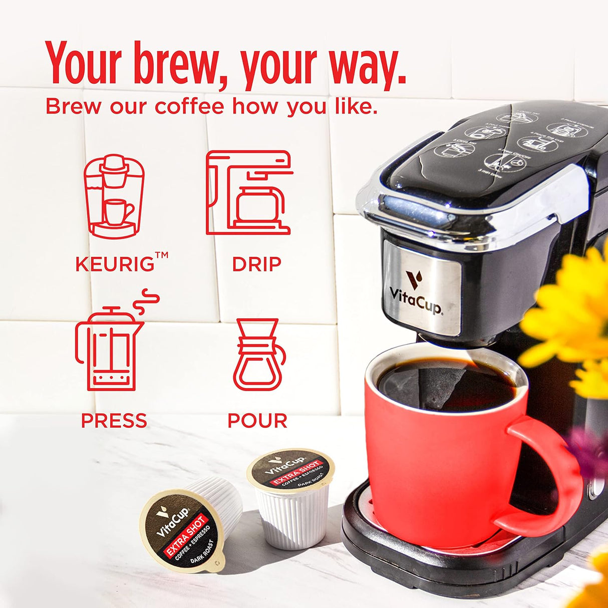 Slim Organic Coffee Pods with Diet Support Bold Flavor