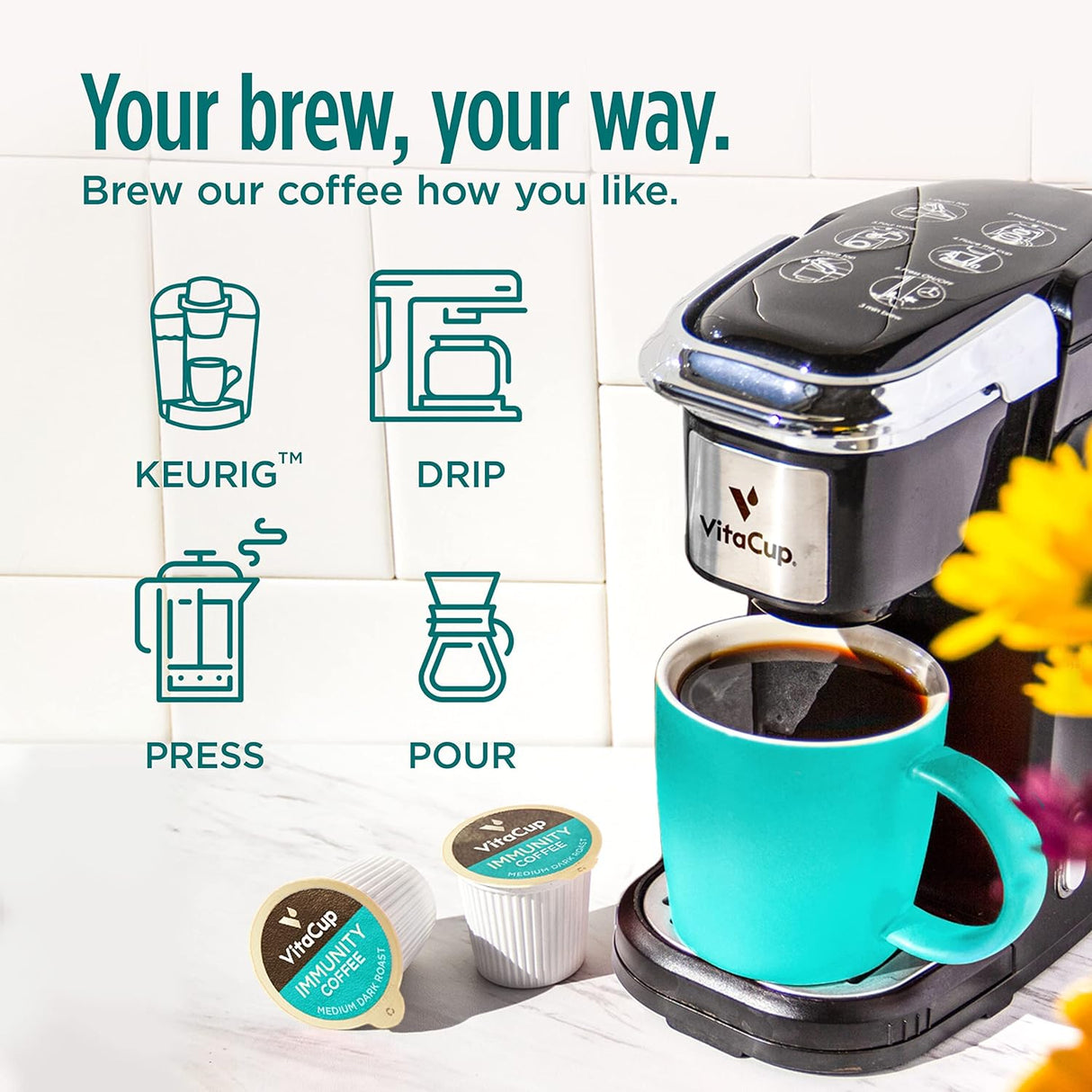 Slim Organic Coffee Pods with Diet Support Bold Flavor