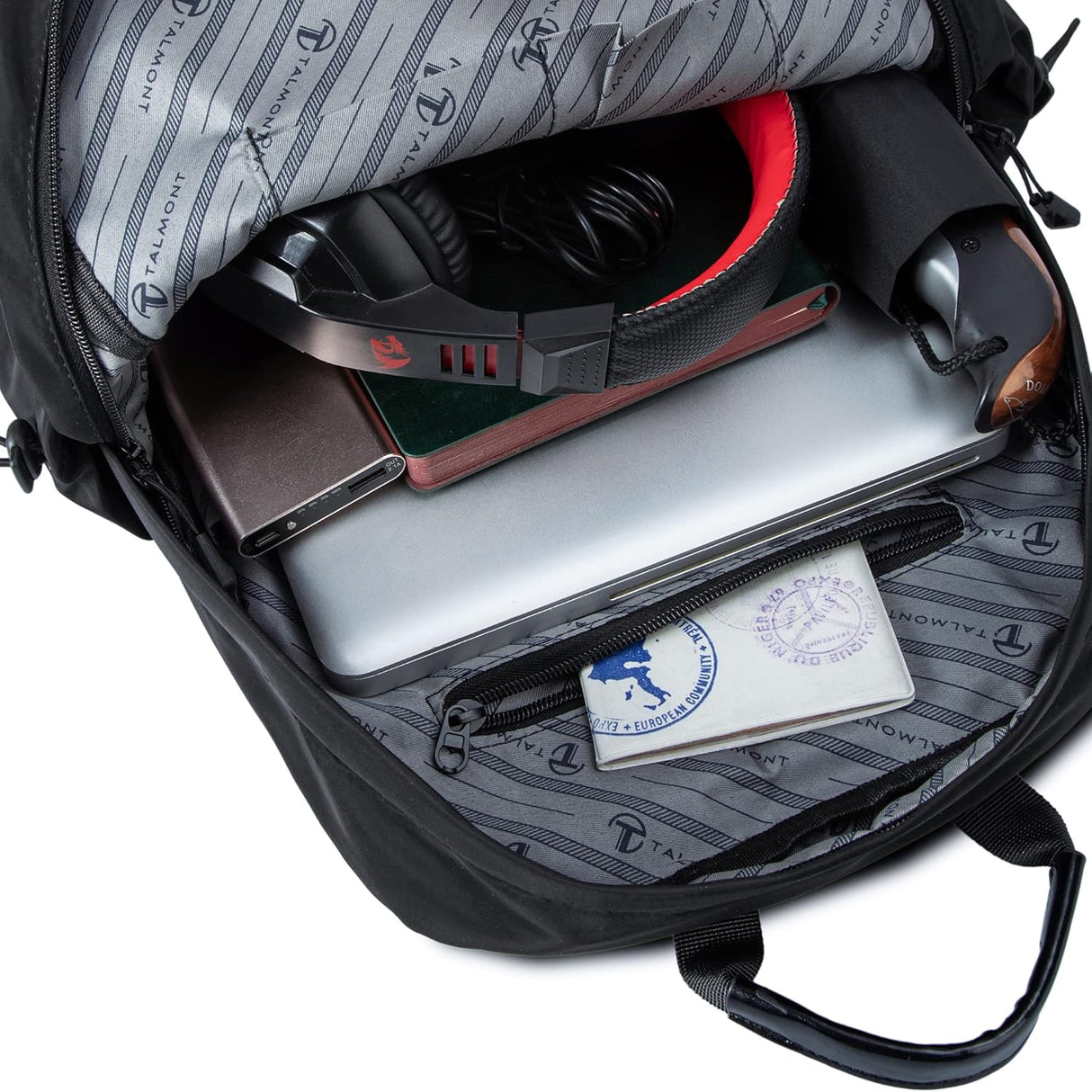 Talmont Travel Backpack for Laptop Water Resistant Bookbag Computer Bag Gifts for Men & Women Fits 15.6 Inch Notebook