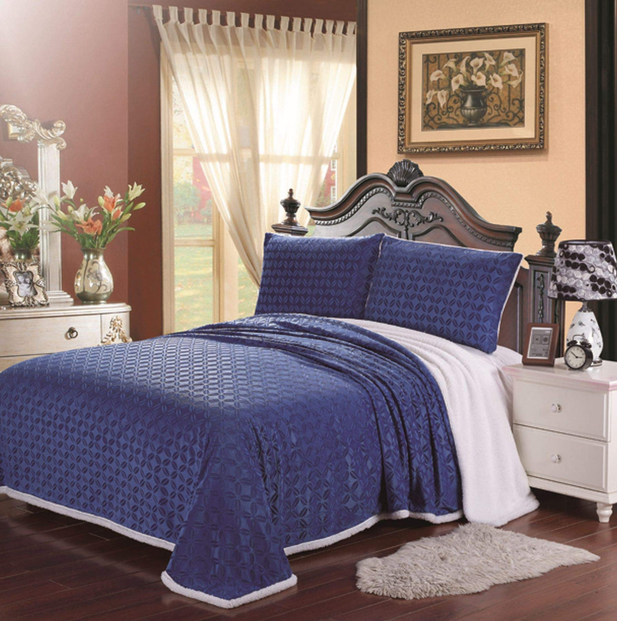 Faith, Hope, Love Home Decor Home Essentials Fantasia Sherpa Blanket