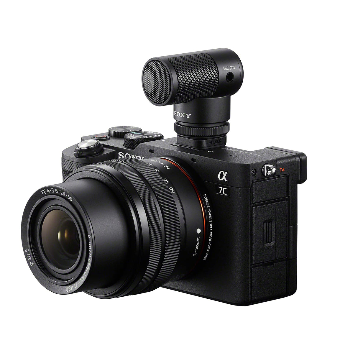 Certified Refurbished - Sony Vlogger Shotgun Microphone ECM-G1, Auxiliary