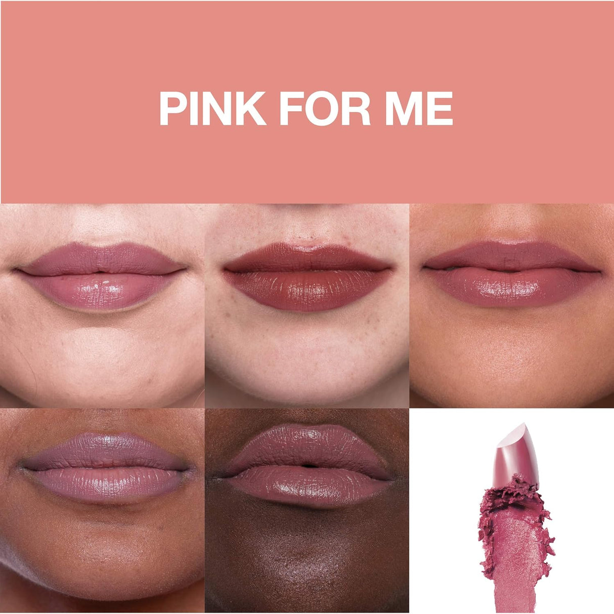 2-PACK Maybelline Color Sensational Made for All Lipstick, Crisp Lip Color & Hydrating Formula, 376 Pink For Me, Nude Pink
