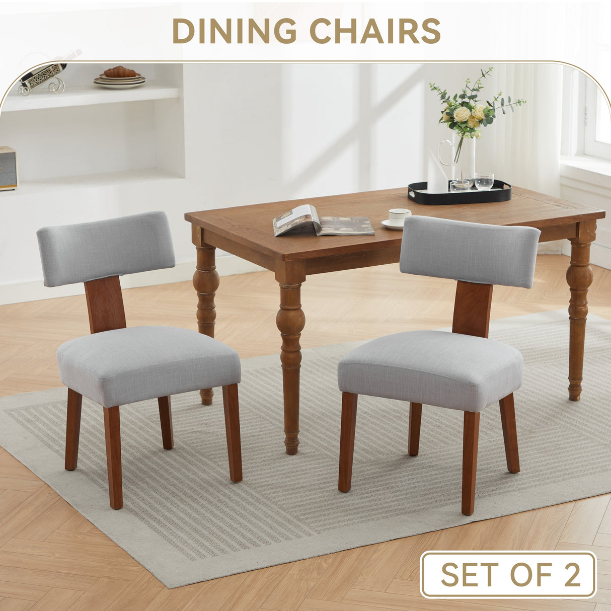 Set of 2 Dining Chairs
