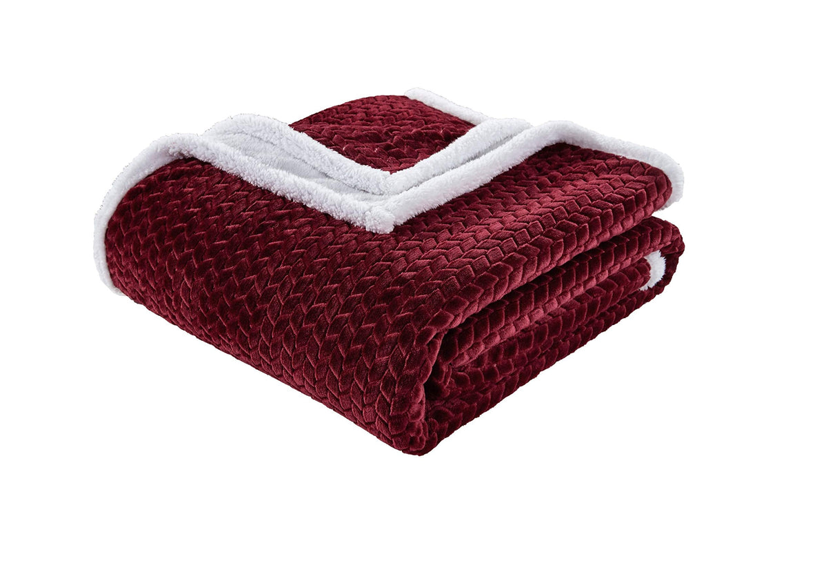 Faith, Hope, Love Home Décor Home Essentials Braided Sherpa Blanket