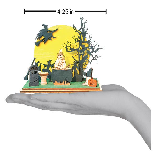 Witches Convention Lighted Cottage