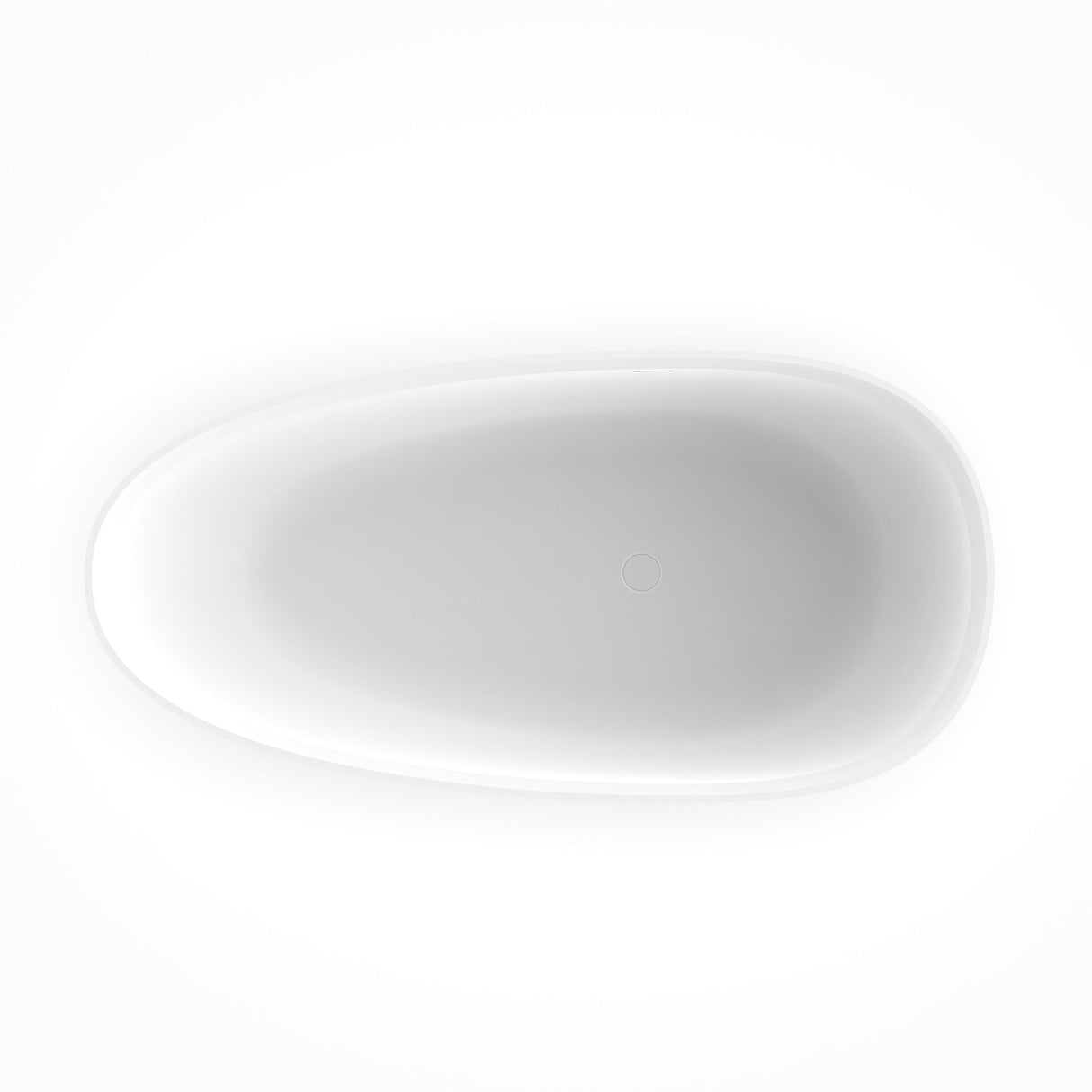 71 Inch Artificial Stone Freestanding Bathroom Bathtub