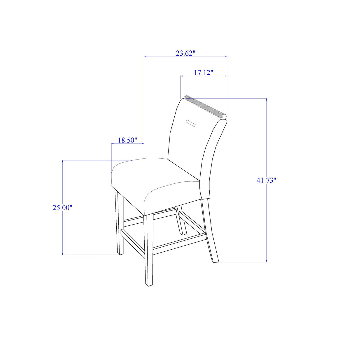 Ariya - 5 Pieces Bar Table And Bar Stool Set