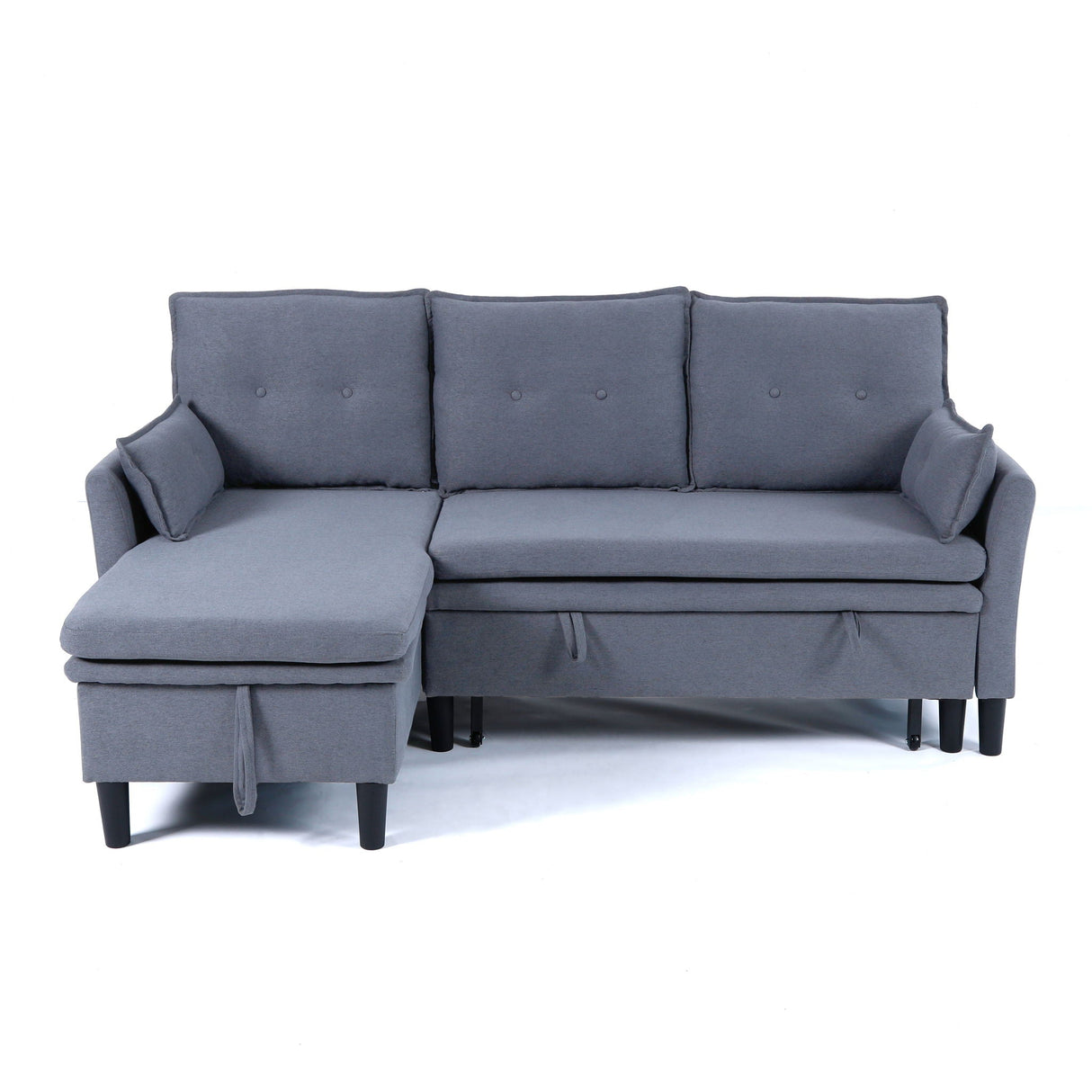 L-Shaped Reversible Chaise Sectional Sofa With Storage