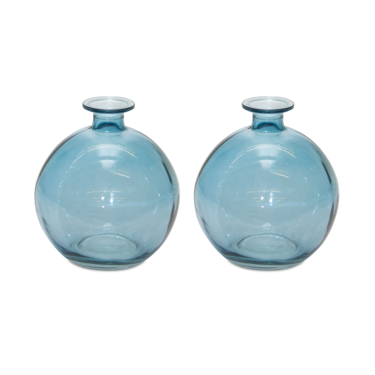 Glass-Bubble-Vase-(Set-of-2)-Vases