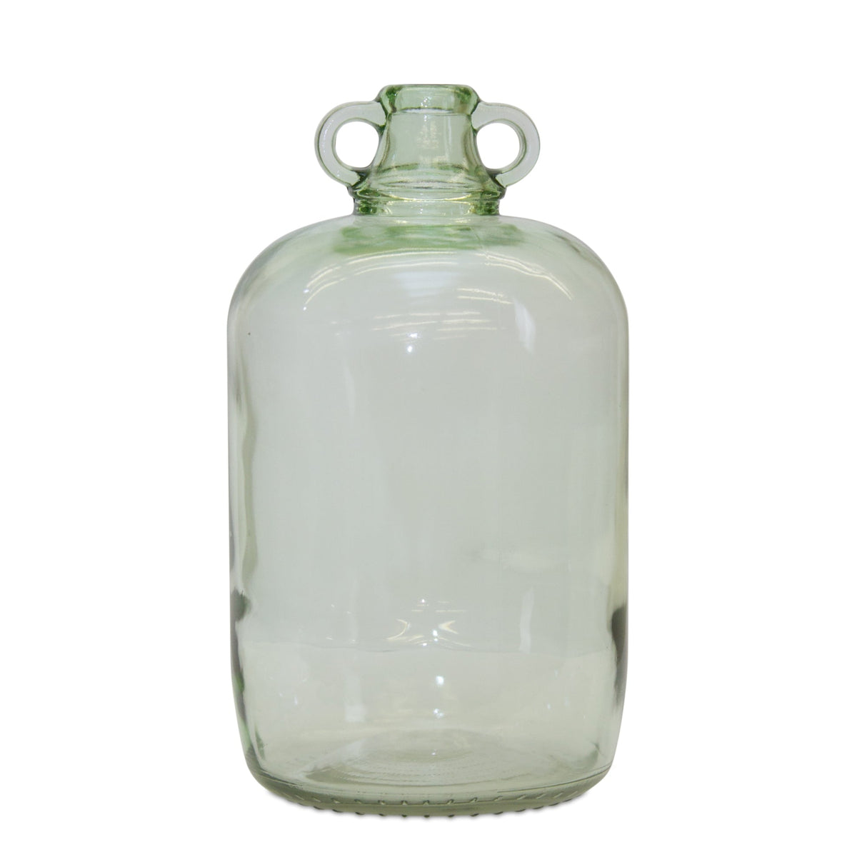 Sage Green Glass Jug Vase (Set of 2)