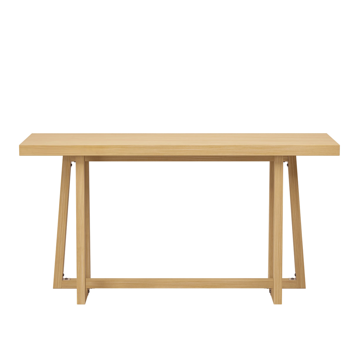 59.84'' Console Table, Stylish Rectangular Entryway Table, Outdoor Console Table for Patio, Natural
