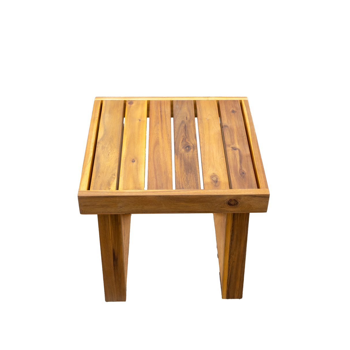The Lunar Acacia Wood Outdoor Lounge Set with Side Table