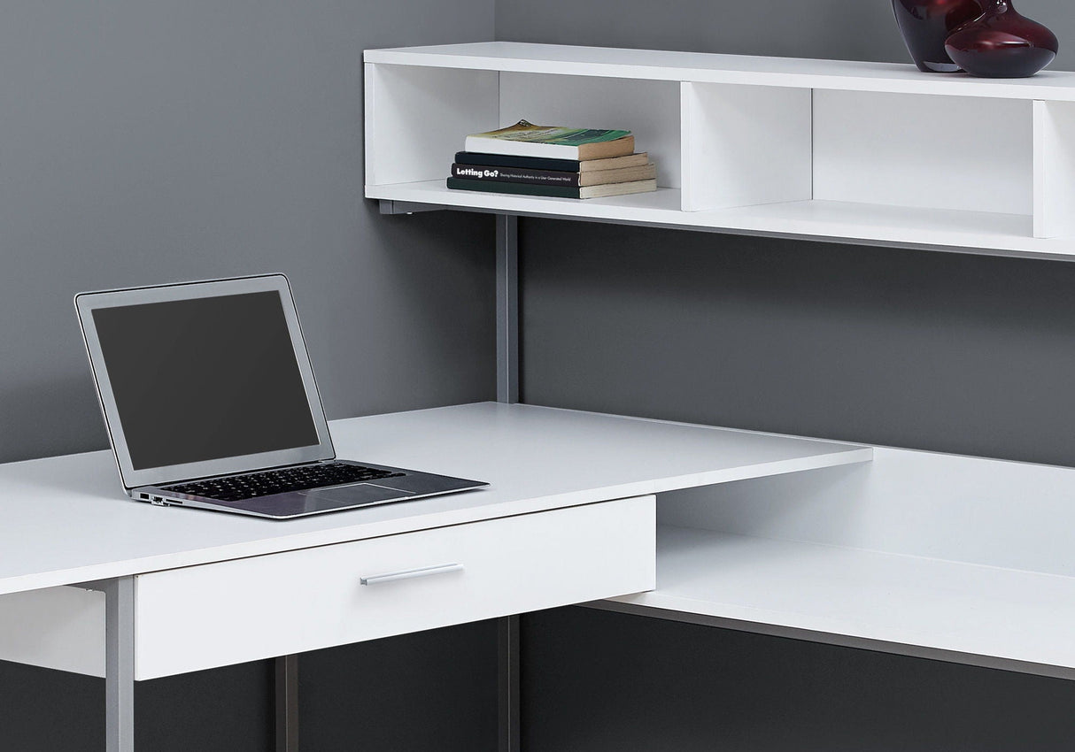 Computer Desk, Home Office, Corner, Storage Drawers, L Shape, Contemporary & Modern