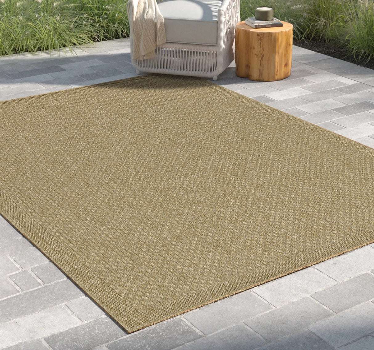 Earth GC_NTL1004 Jute/Jute Indoor/Outdoor Area Rug
