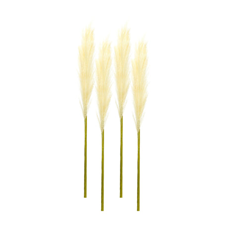 Cream-Pampas-Gass-Stem-(Set-of-4)-Artificial-Flowering-Plants