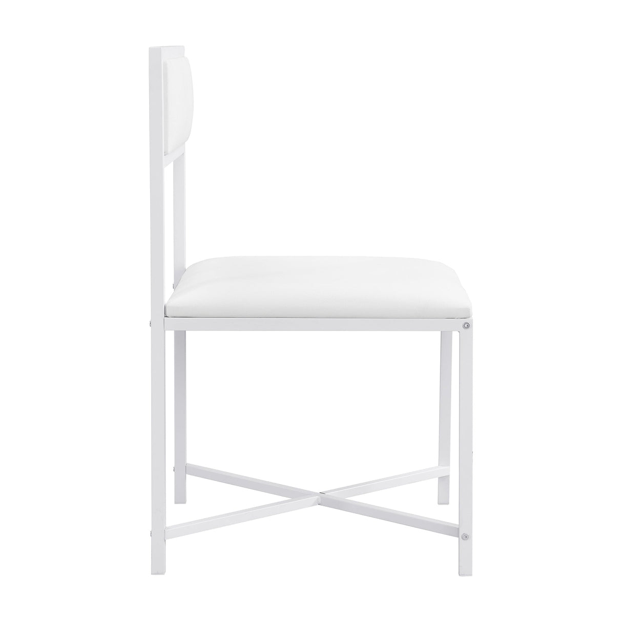 TOPMAX Modern Compact 63-inch 5-Piece Extendable Dining Table Set