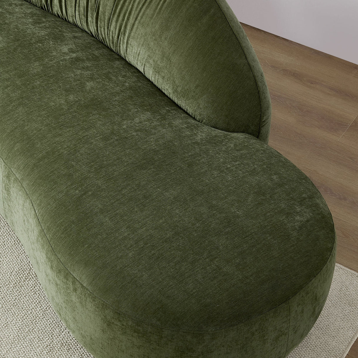 145.67" Mid-Century Upholstered Comfy Couch with Facing Chaise Right