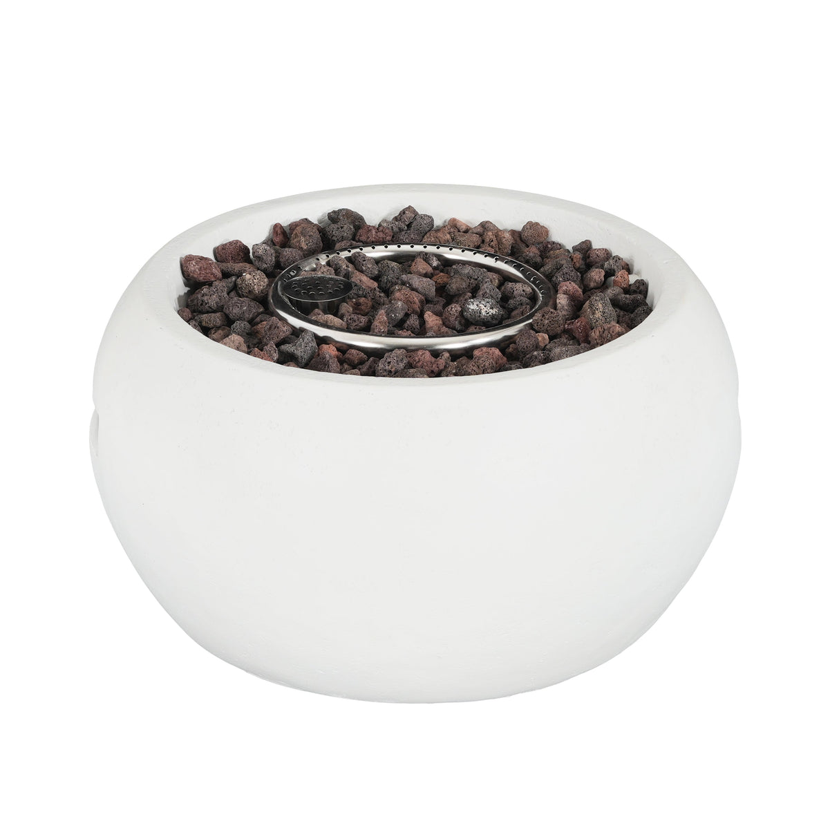 Patio MGO Propane Fire Pit, 40,000 BTU, White