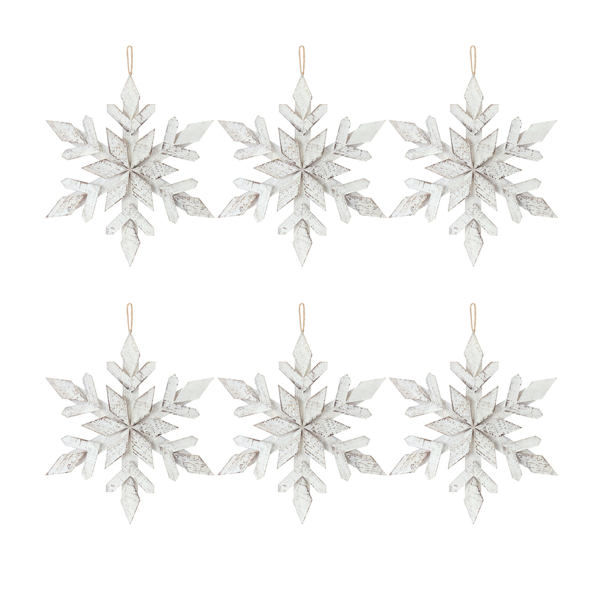 Large-Wooden-Snowflake-Ornament-(Set-of-6)-Christmas-Ornaments