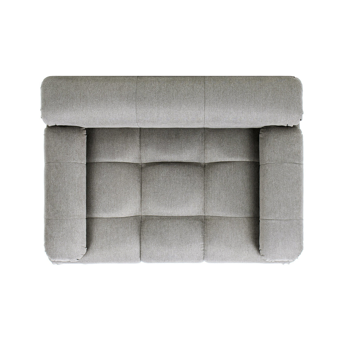 Marcel Upholstered Modern Pet Bed, Small to Medium Dog or Cat Uptown Gray Performance Velvet