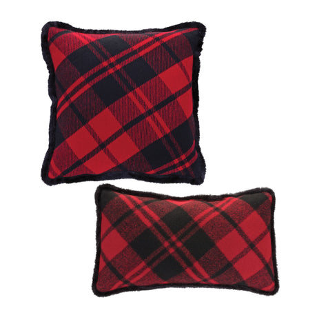 Black-and-Red-Plaid-Throw-Pillow-with-Fringe-(Set-of-2)-Throw-Pillows