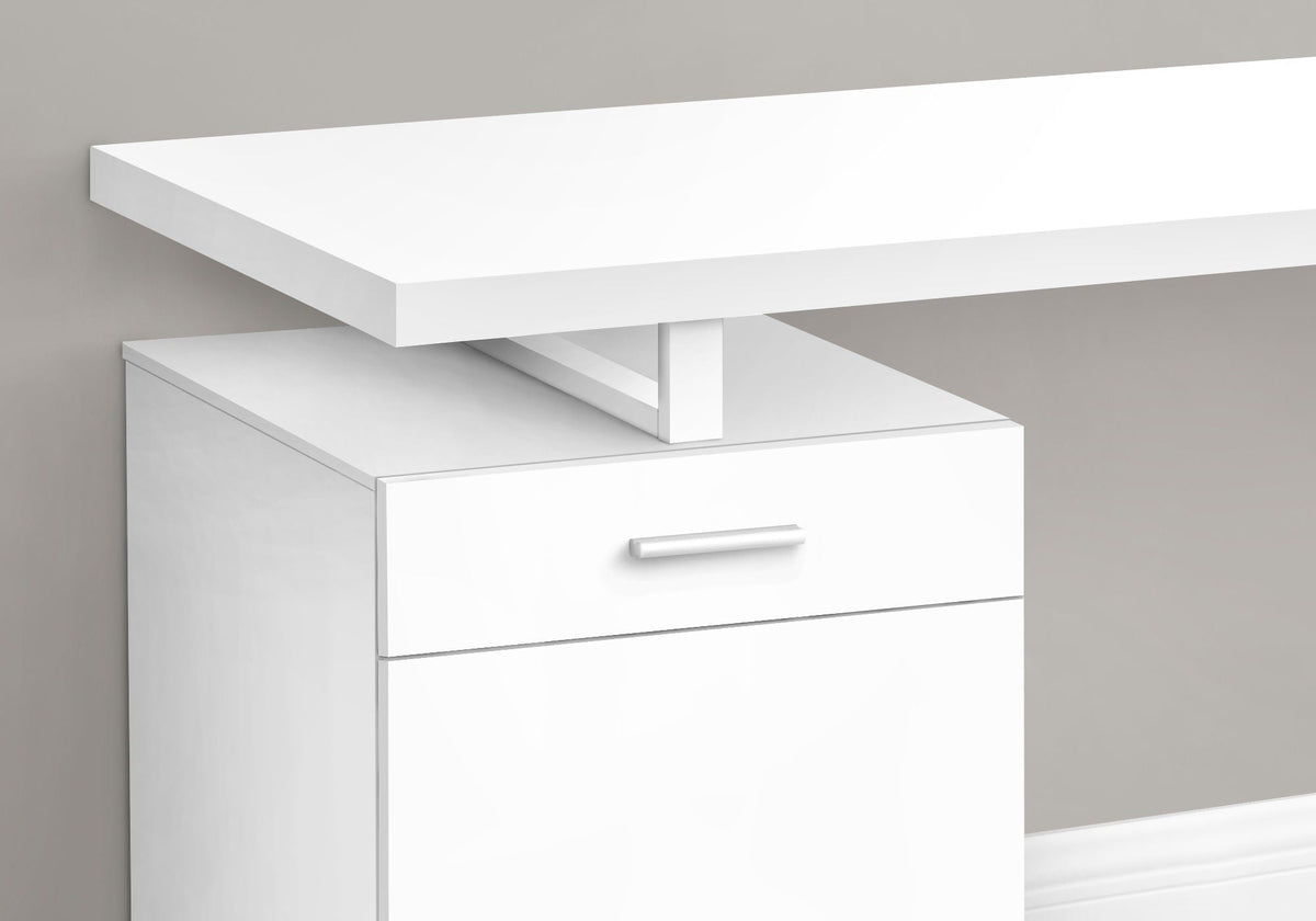 Contemporary Computer Desk with Storage Drawers