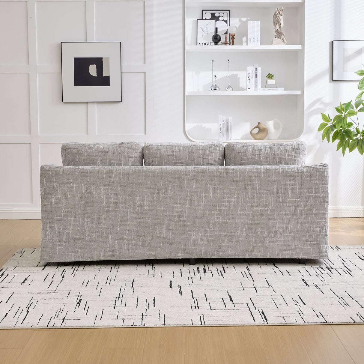 83.86" Wide Modern Casual Sofa
