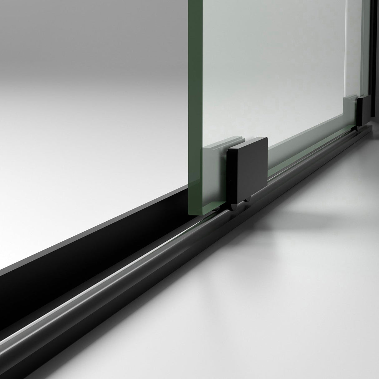 Semi-Frameless Sliding Shower Door