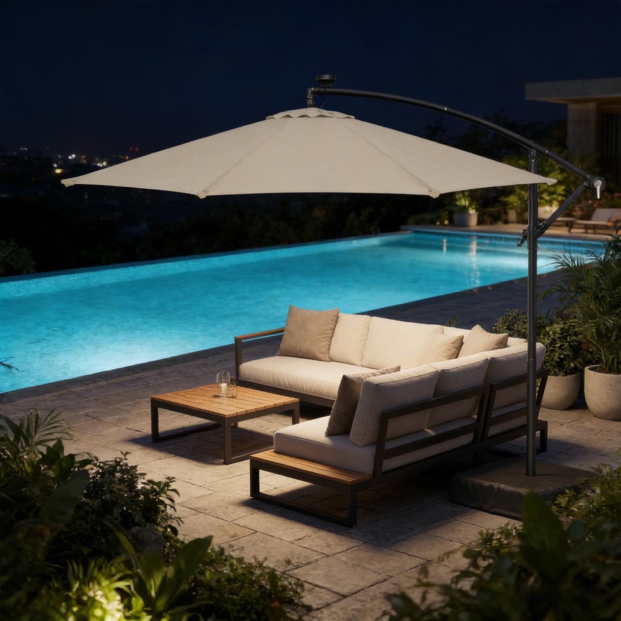 Garden Cantilever Patio Umbrella