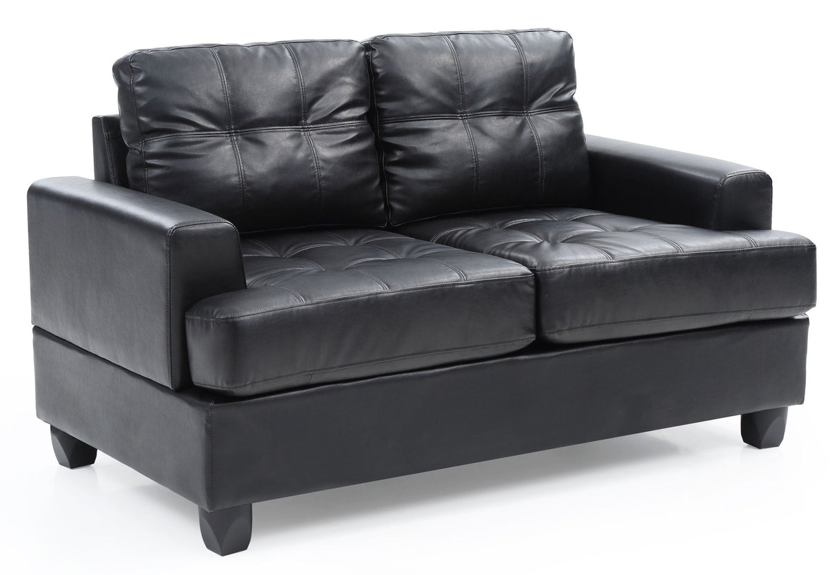 Stylish Transitional Loveseat For Two