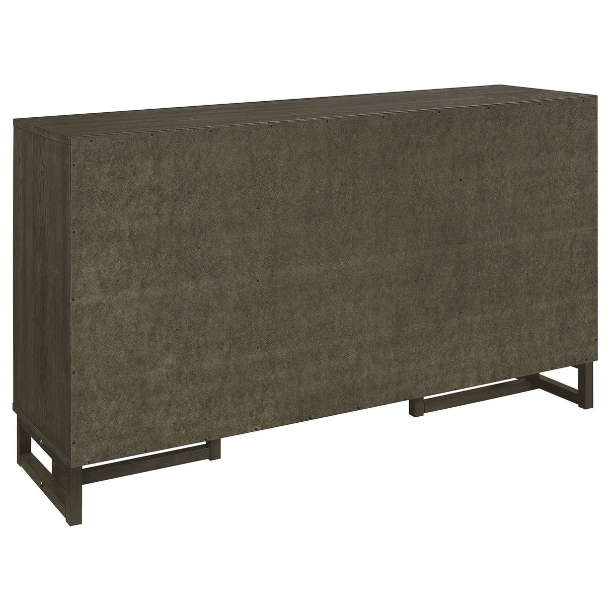 Glenmoor - 3 Drawer Server With 2 Cabinets - Dark Gray