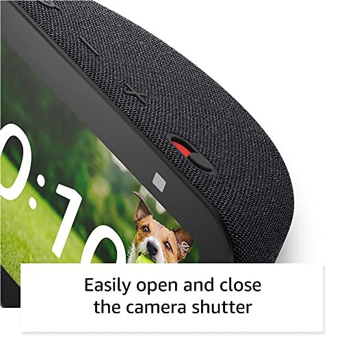 Amazon Echo Show 5, an Alexa device (newest model), Smart display with 2x the bass and clearer sound, Charcoal