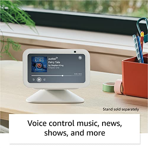 Amazon Echo Show 5, an Alexa device (newest model), Smart display with 2x the bass and clearer sound, Charcoal