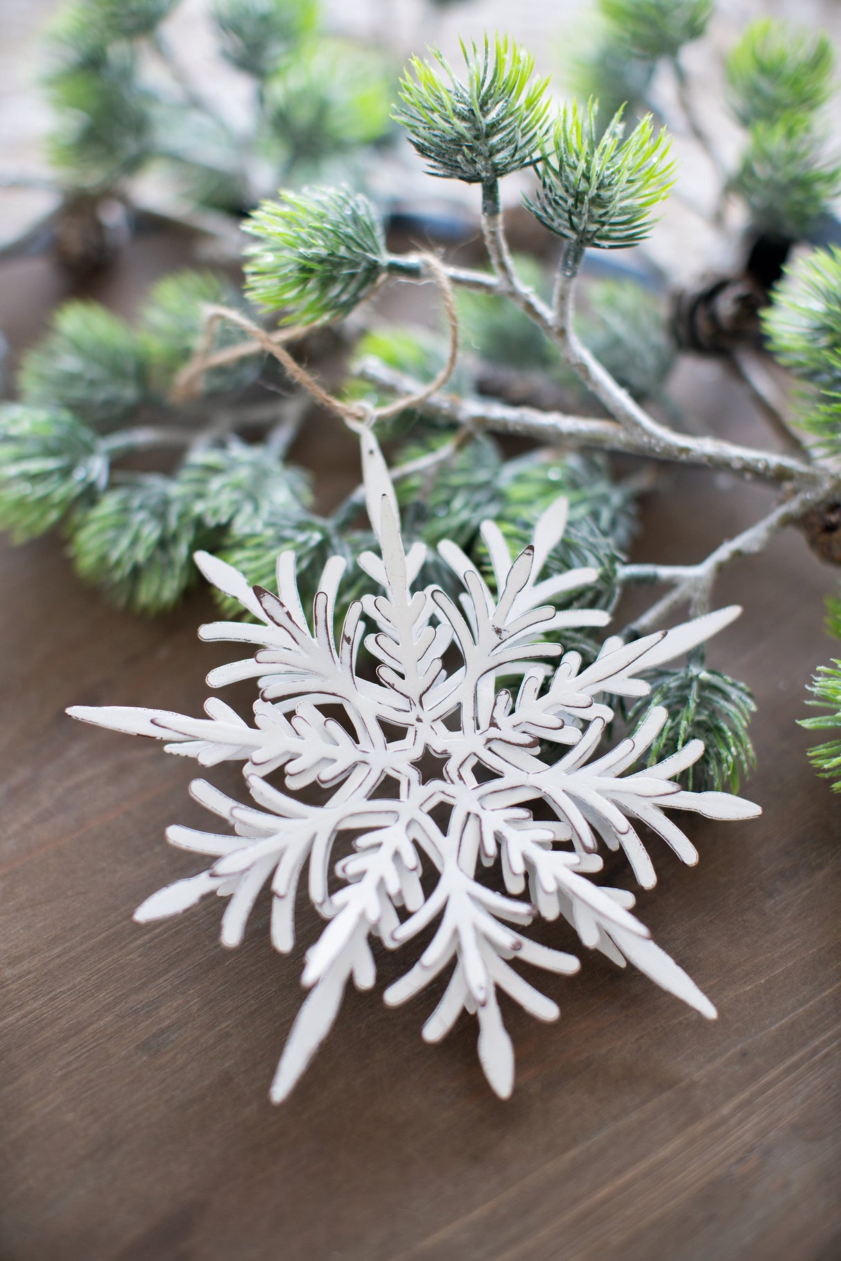 Iron Snowflake Hanger - Set of 6
