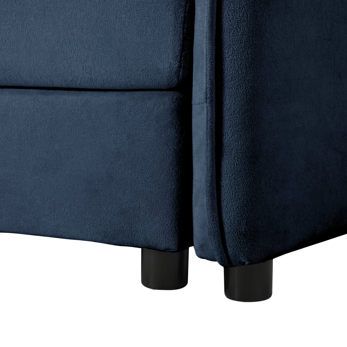 Oversized Deep Seat Sectional Sofa Modern Chenille Cloud Couch Large 3 Seater Modular Sofa with 3 Pillows