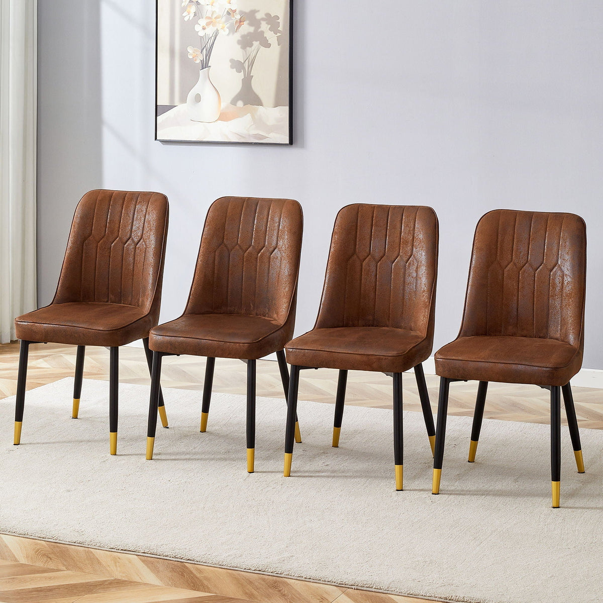 Modern Chair With Metal Legs