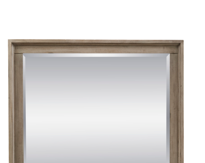 43" Orchard Grey Beveled Mirror