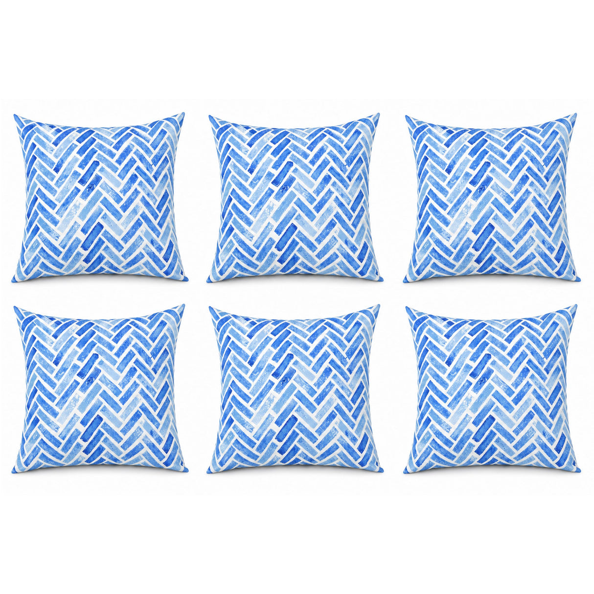 4 Pack Outdoor Pillow Covers - Water-Repellent Decorative Cushions
