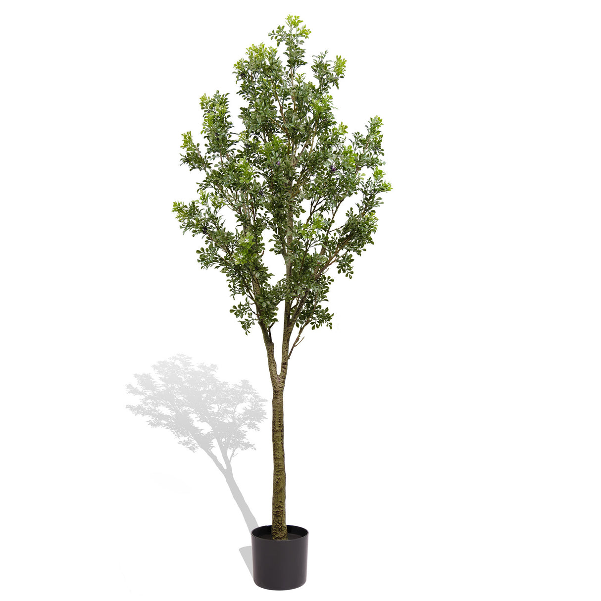 6FT Artificial Tree Tall Lifelike Greenery Plant Realistic Faux Potted Tree