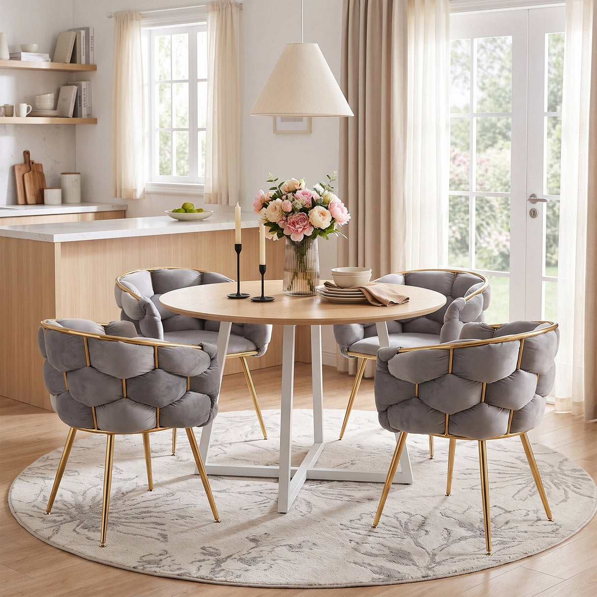 Luxury Modern Velvet Single Sofa Chair
