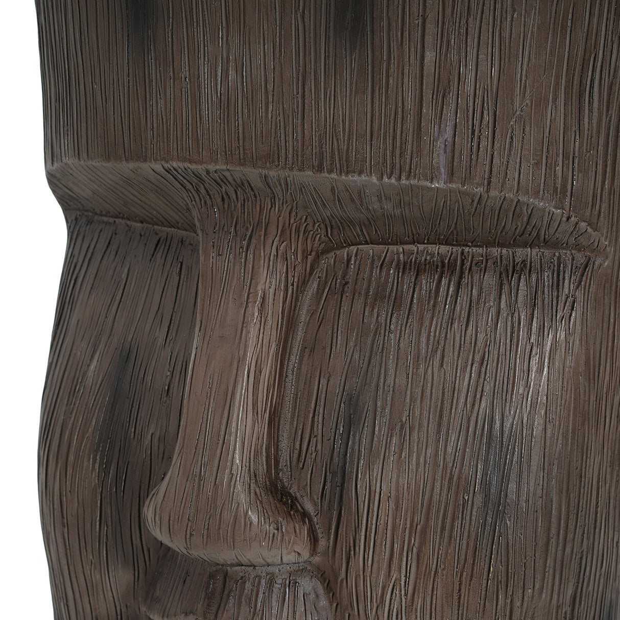 Outdoor Side Table - Easter Island Moai Statue Pedestal