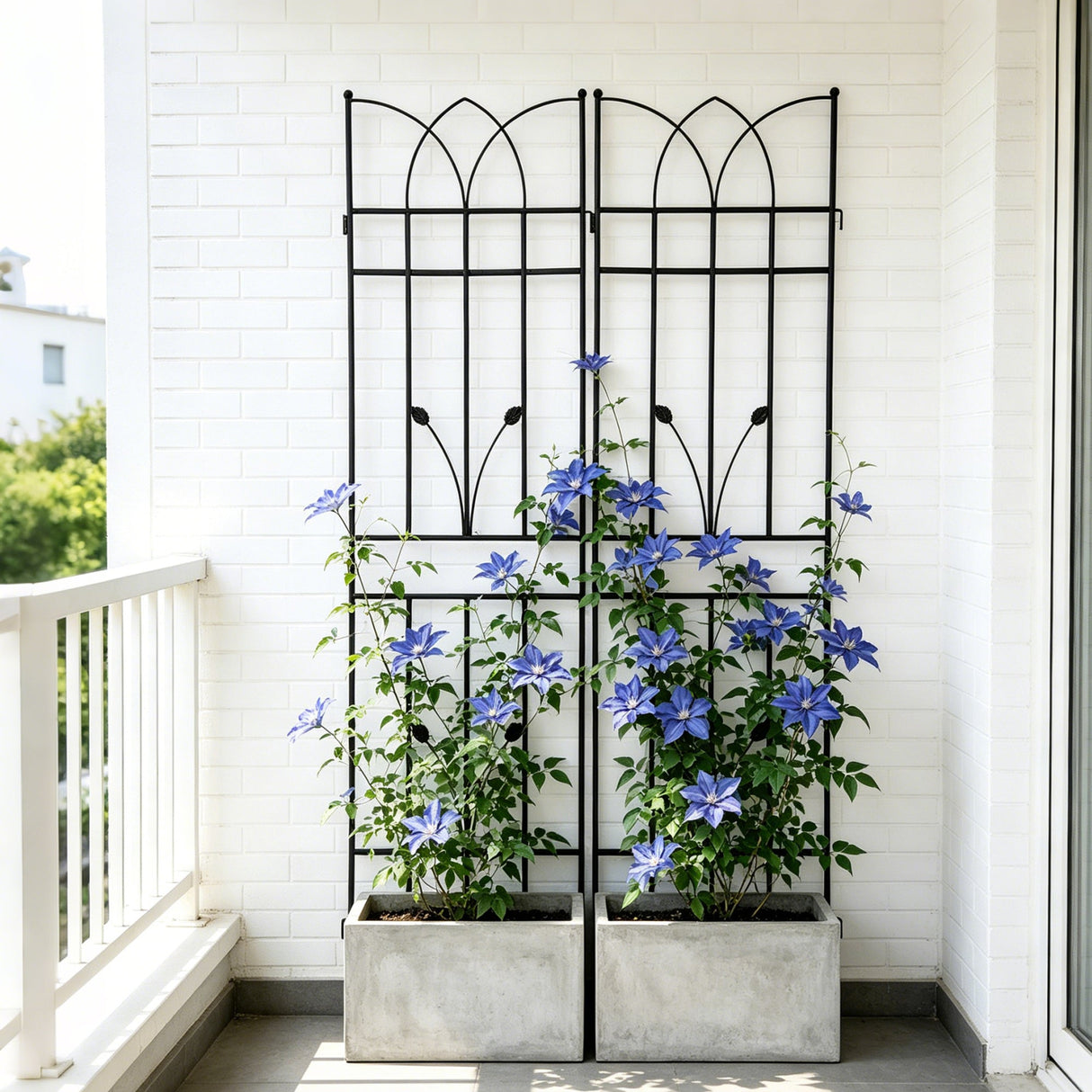 2 Pack Metal Garden Trellis